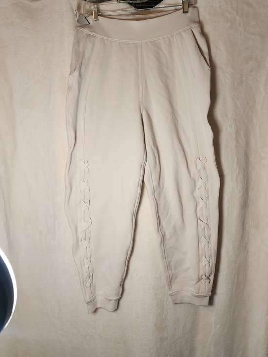 lululemon athletica Pants - lululemon athletica Cream Lace-Up Joggers